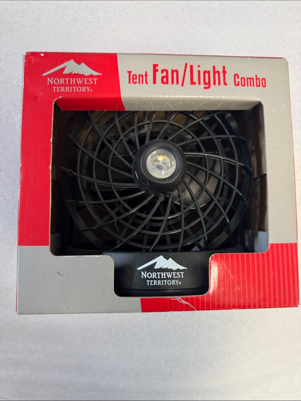 Northwest Territory Black Portable Tent Fan with LED Light